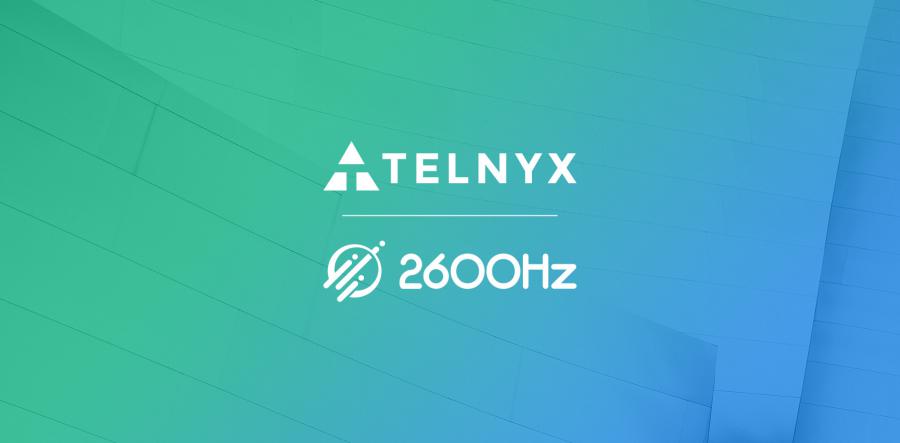 Telnyx and 2600Hz logos