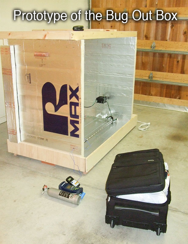 Bug Out Box - Prototype for killing bed bugs