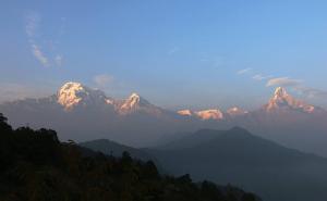 Annapurna range seen from Australian camp
