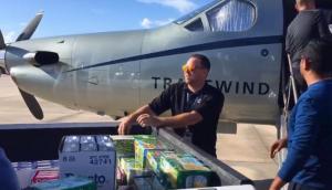 Supplies arriving