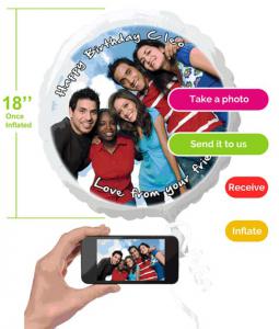 Your photo on balloon