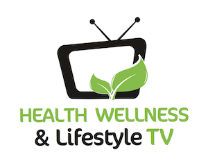 Green and black logo with tv of Health Wellness & Lifestyle TV
