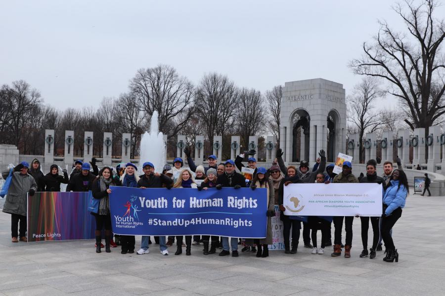 One of the Youth for Human Rights International events in honor of Human Rights Day and the 70th Anniversary of Universal Declaration of Human Rights.