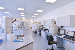Laboratory with Phenolic Top