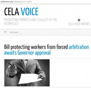 Articles by Curt Surls on CELA VOICE