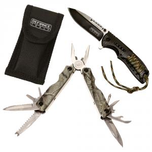 Defiance Tools Sportsmen's Knife & Camo Multi-Tool Combo