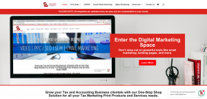 Screenshot of New 1040 Website